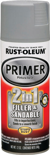 Rust-Oleum Automotive 260510 Spray Primer, Gray, 12 oz, Can